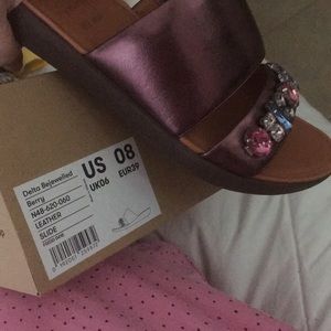 fitflop delta bejewelled slide